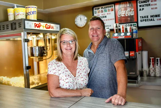 Sun Theatre - Owner Lisa And Dan Rabitaille Sun Williamston (newer photo)